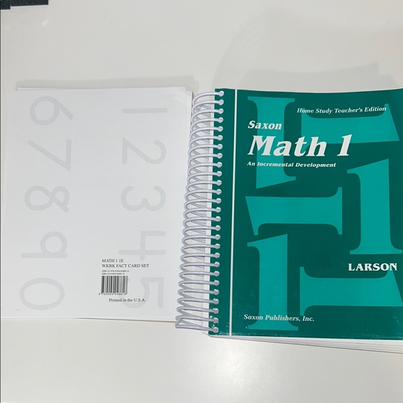Saxon Math 1 Teacher's Edition and Card Set - Picture 1 of 13